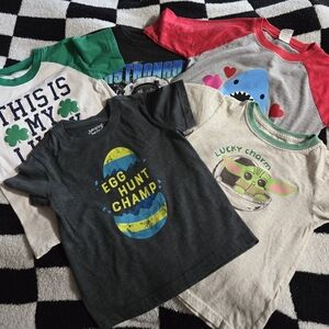 Boys holiday shirt lot size 4T